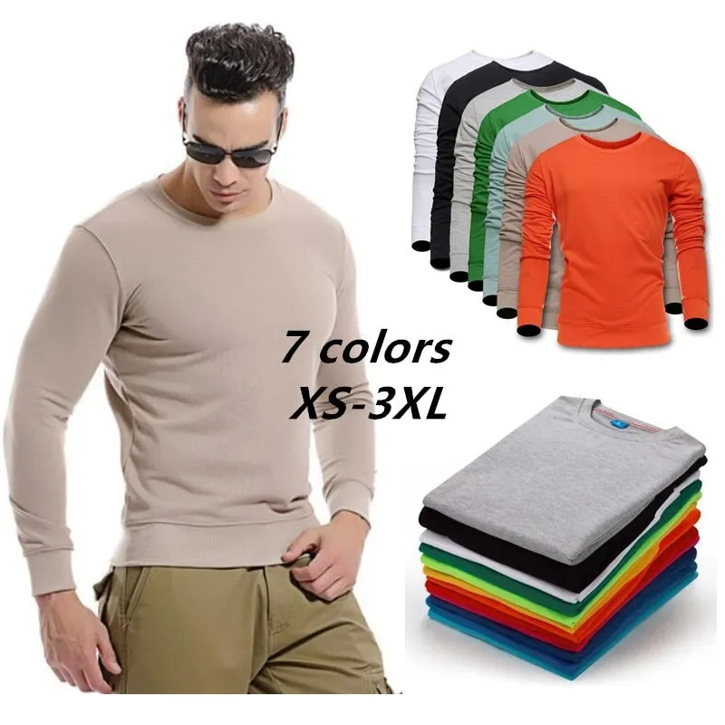 ZOGAA Hot 2019 New 7 Colors Sweater Men Cotton Long Sleeve Pullover Quality Sweater Tops and Tees Paired with All Jacket Coat